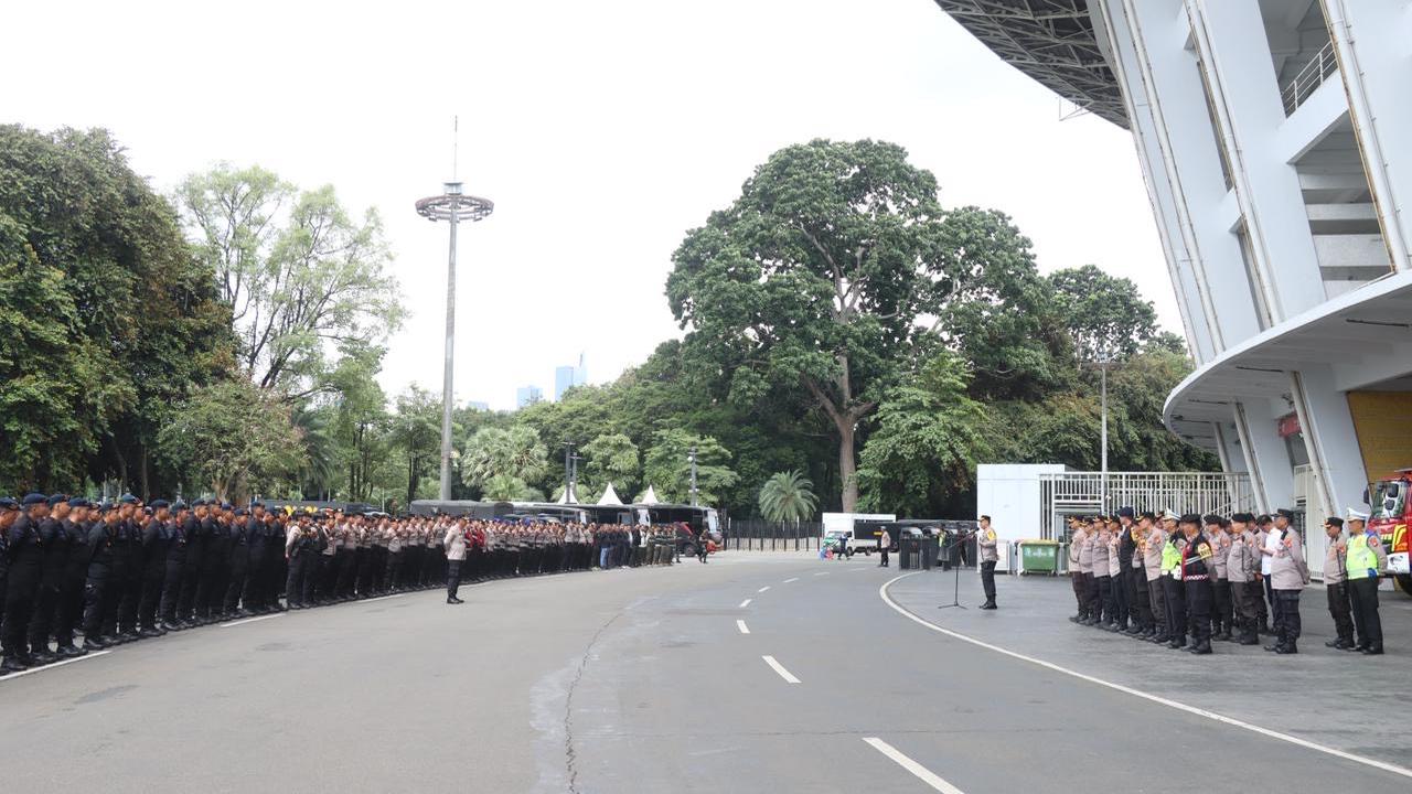 1.876 Personel Amankan Laga Persija vs Persijap di GBK